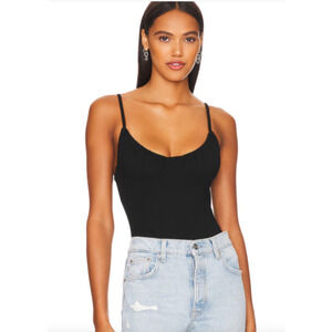Remi Revolve Bodysuit Large Black Adj Straps Stretch